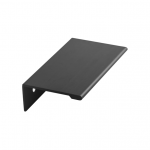 L-greep 70mm ZWART 9005 mat